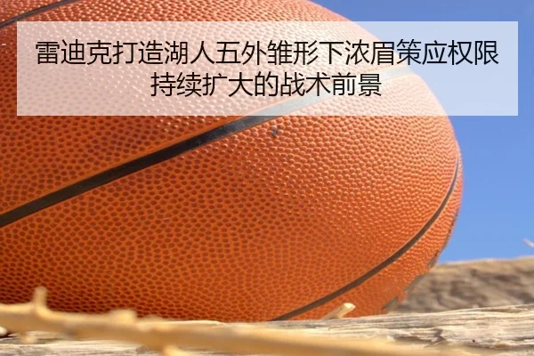 雷迪克打造湖人五外雏形下浓眉策应权限持续扩大的战术前景